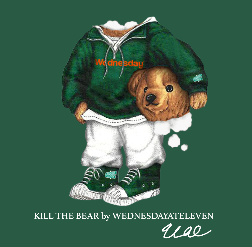 Wolo Bear - Forest Green Tee