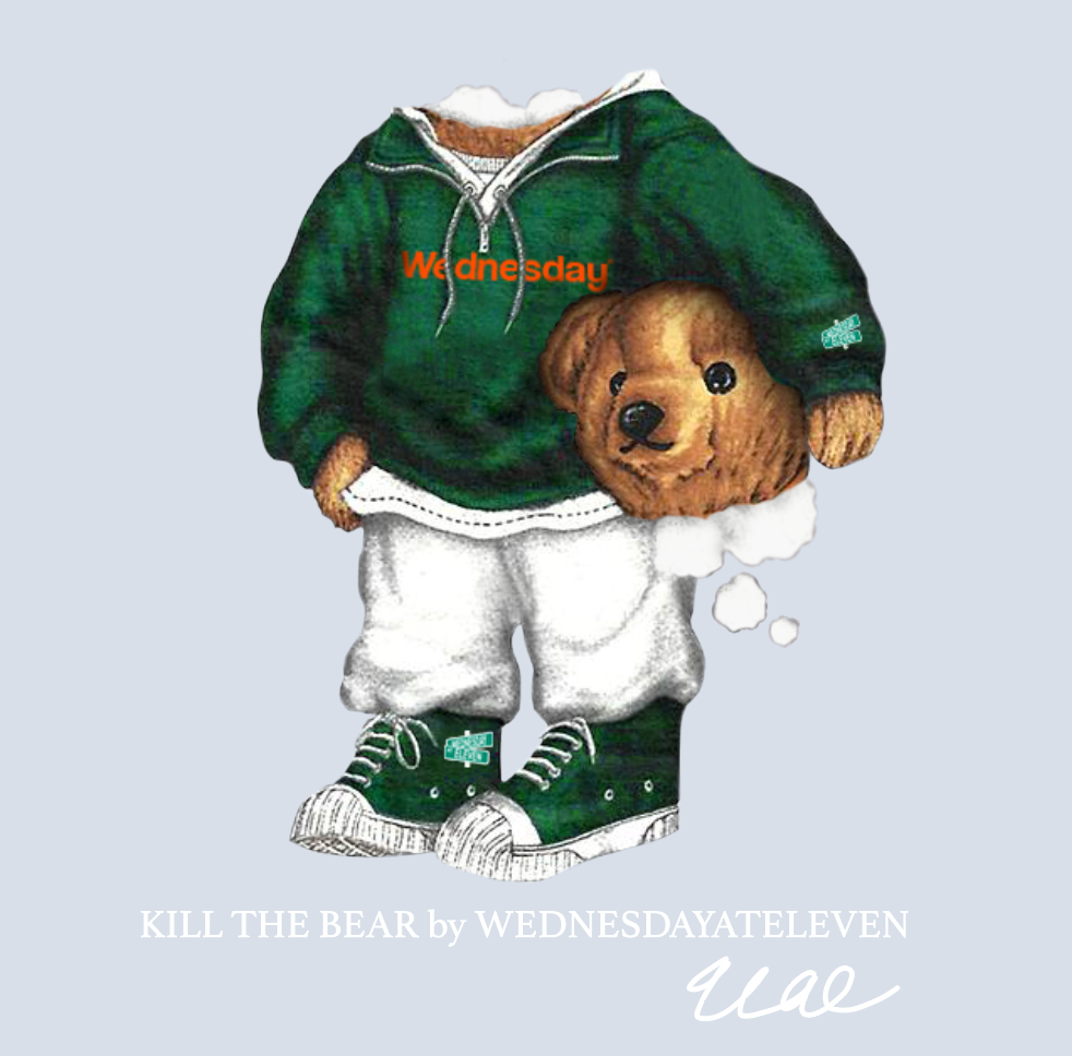 Wolo Bear - Grey Tee